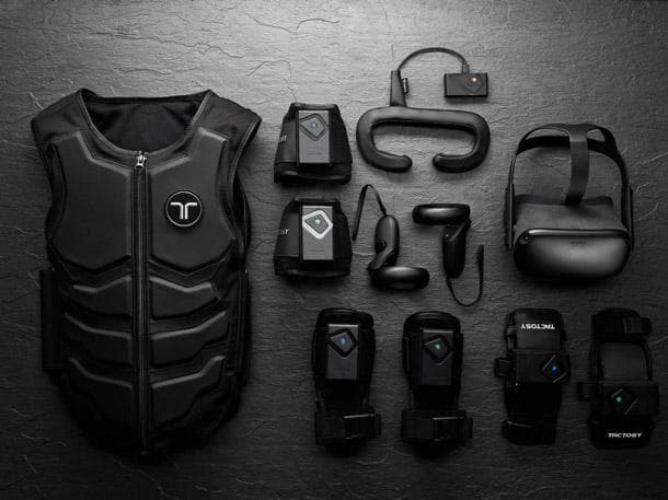 An example of a VR haptic vest.