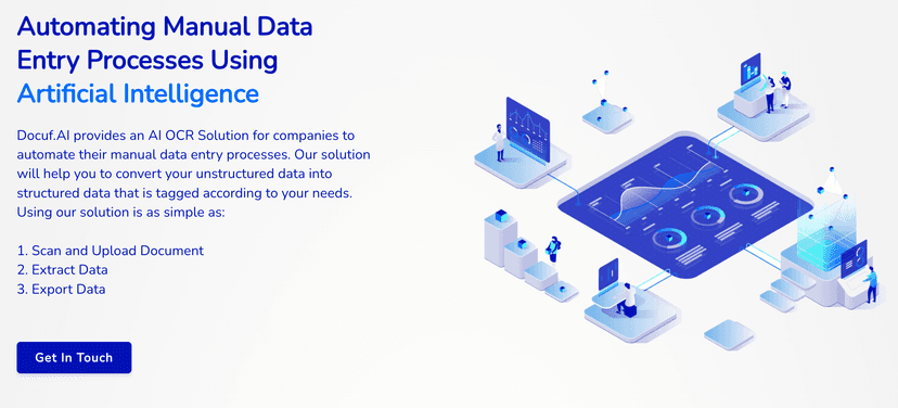 Automating data entry using artificial intelligence